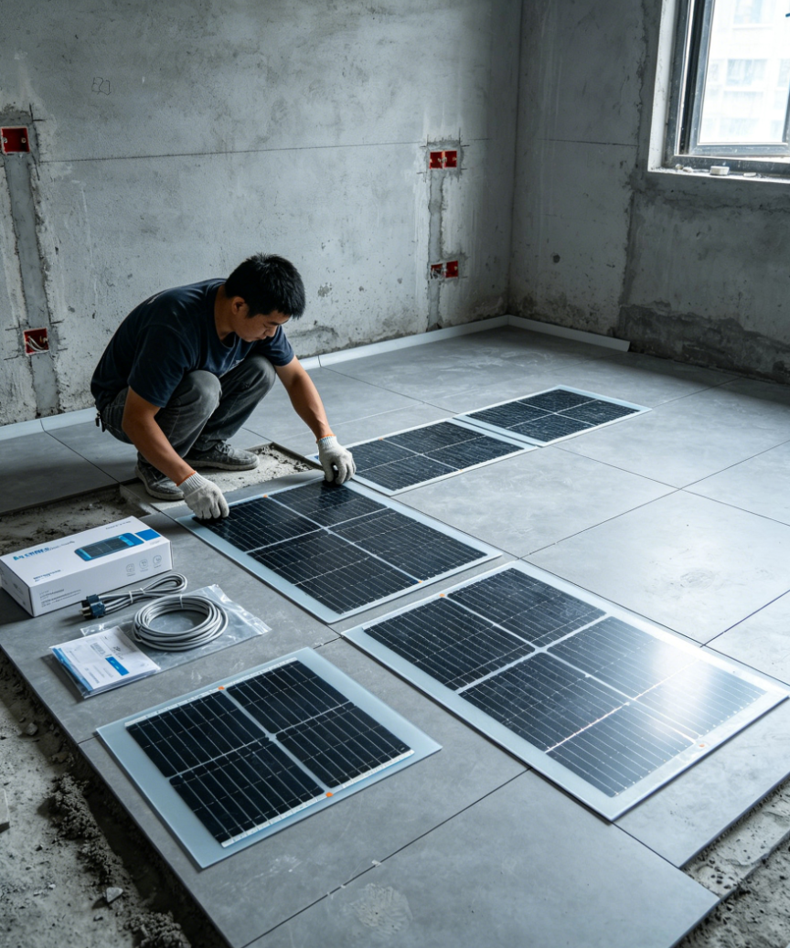八道江区贺哒旧房电采暖改造快装系统